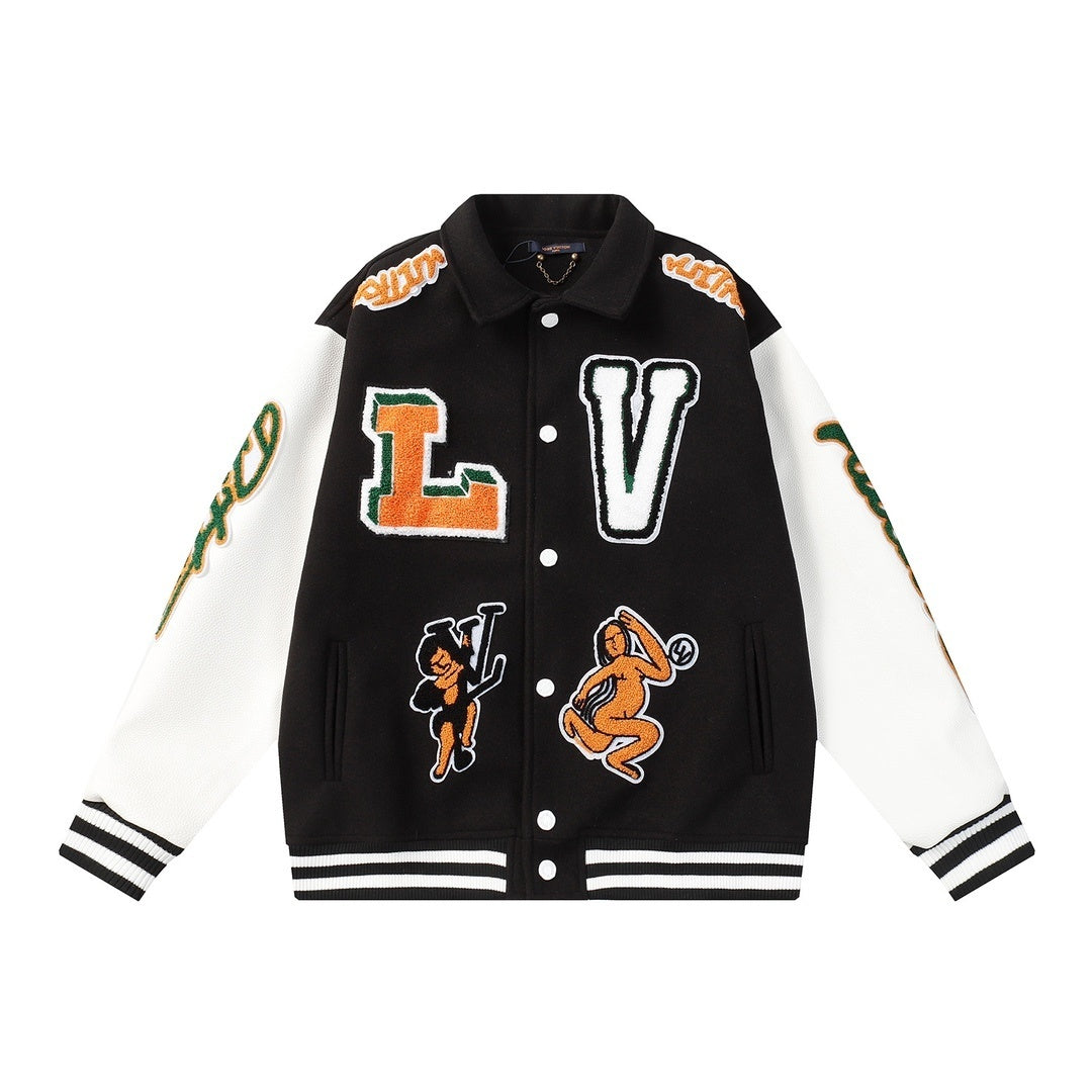 LV Varsity Leather Jacket