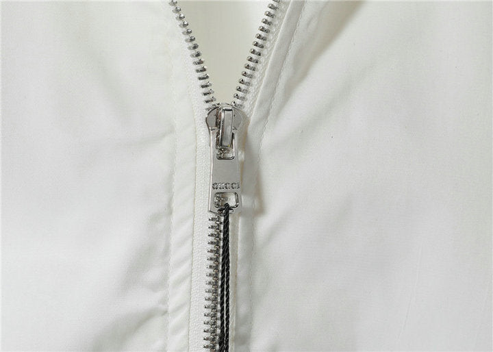 GUCCI Full Logo Hooded Windbreaker Jacket