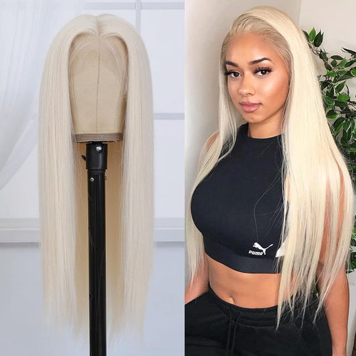 Luxury Platinum 613B Lace Front Straight Wig