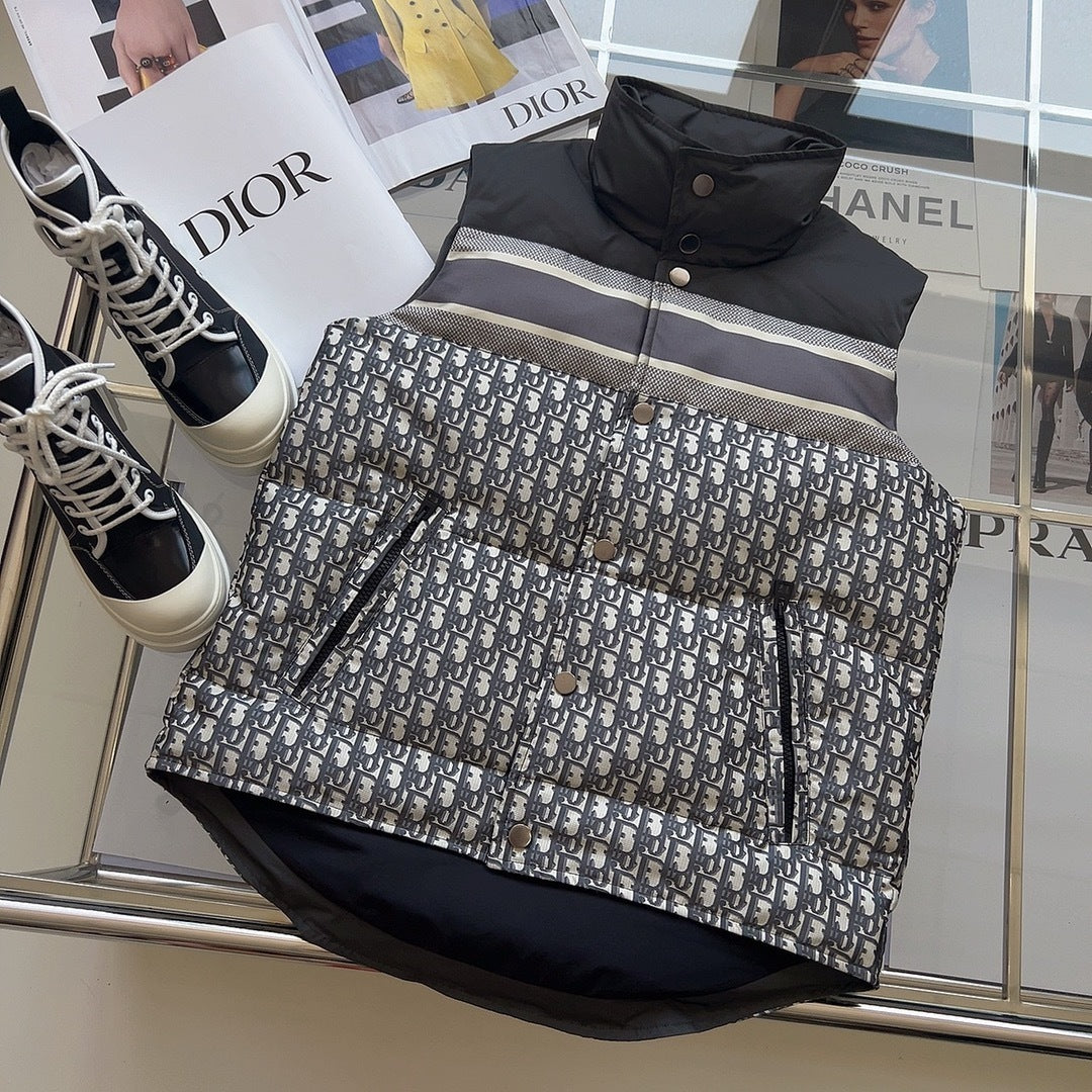 Dior Oblique puffer vest