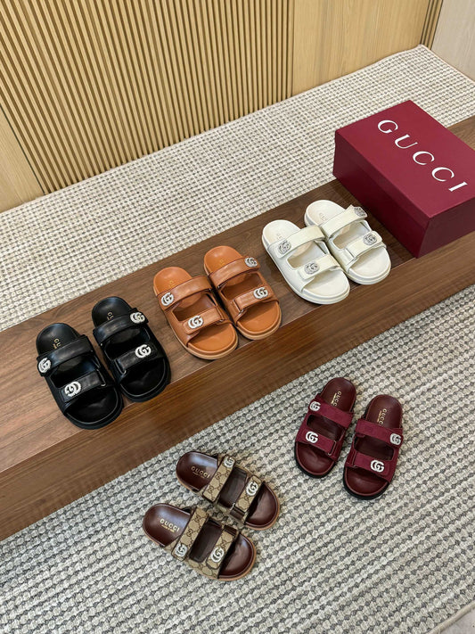 GUCCI GG Crystal Embellished Leather