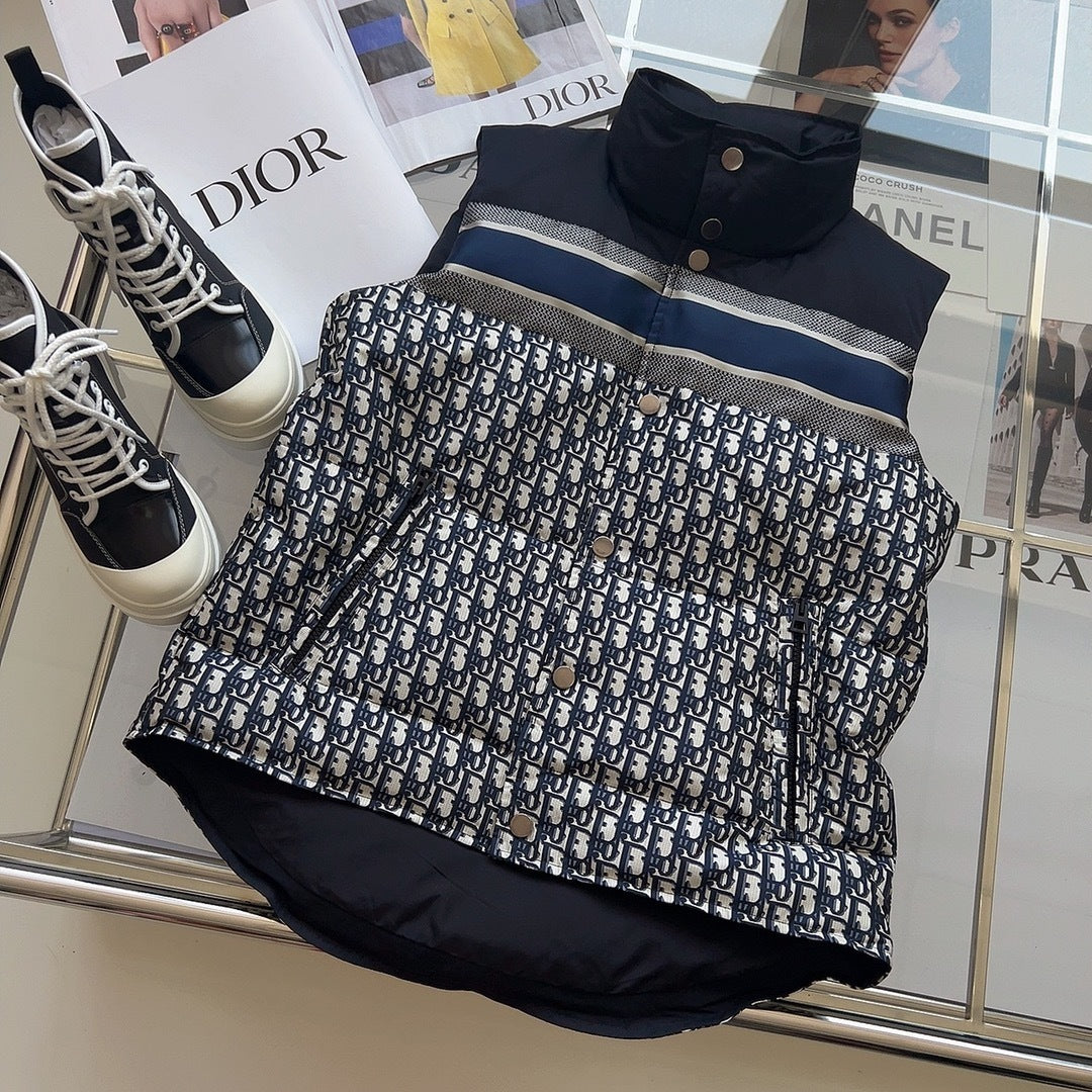 Dior Oblique puffer vest