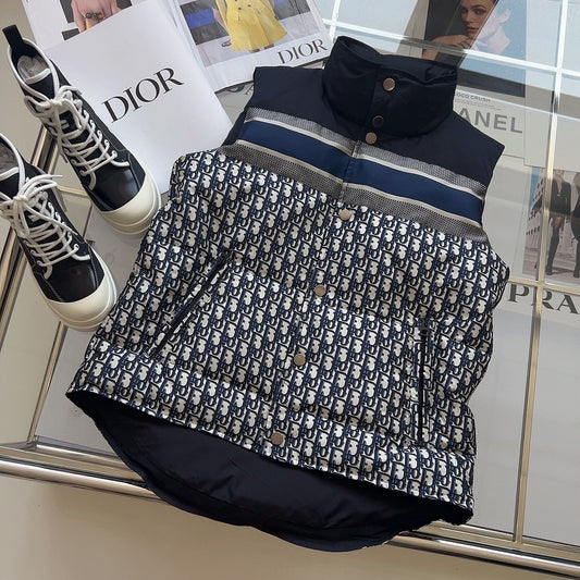 Dior Oblique puffer vest