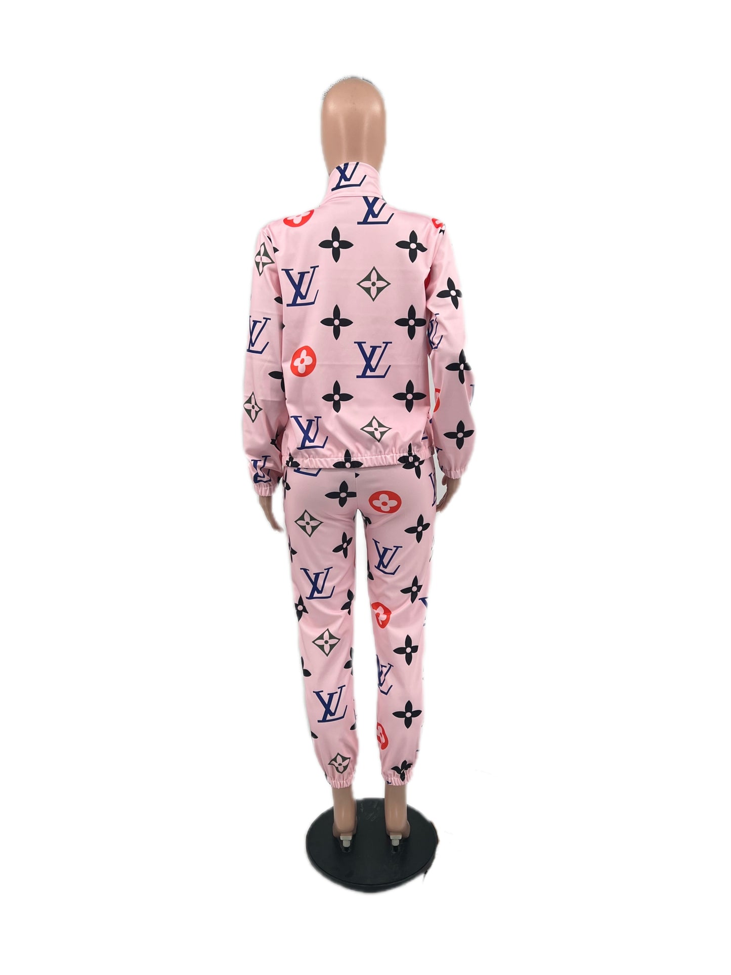Louis Vuitton tracksuit featuring the brand's monogram print.