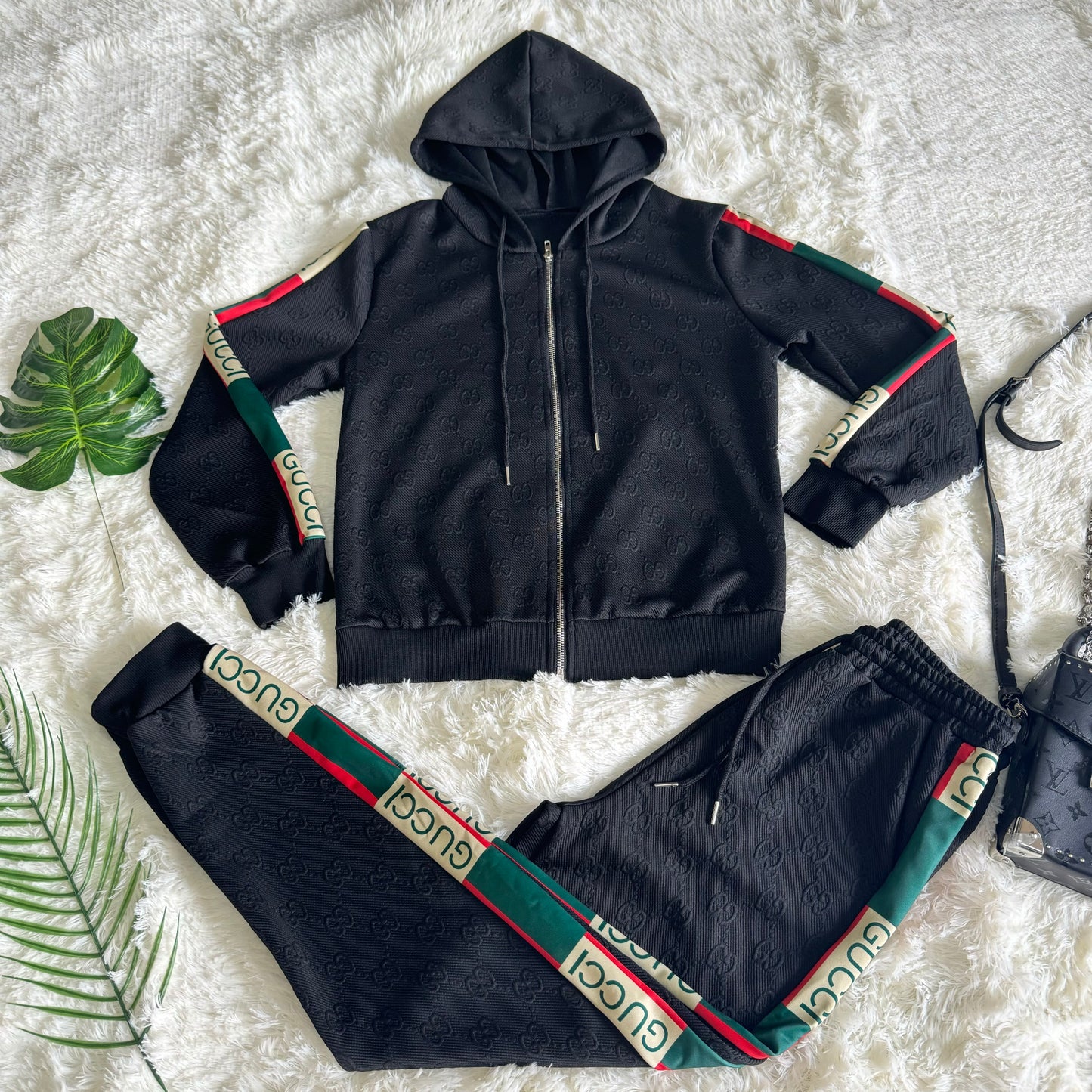 Gucci tracksuit with a full-zip hoodie and pants