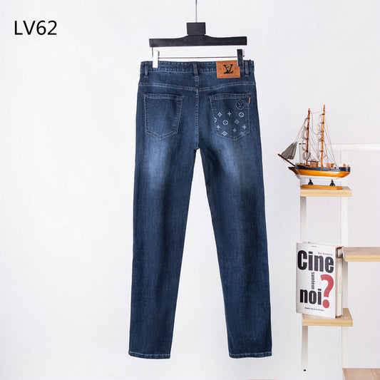 LV Straight Fit  Denim Jeans