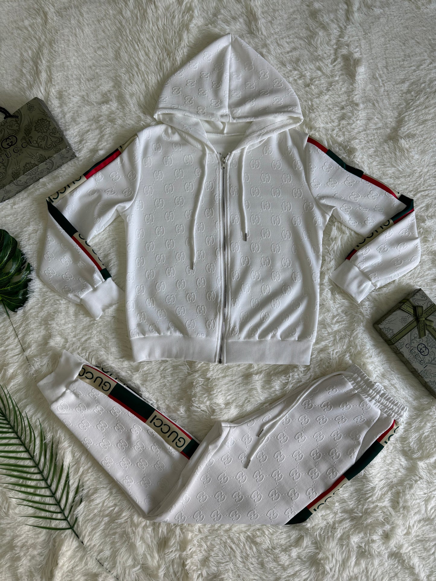 Gucci tracksuit with a full-zip hoodie and pants