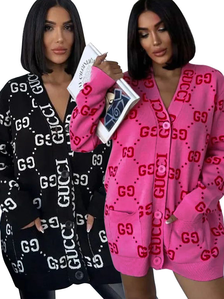 Gucci Cardigan with a GG Monogram Pattern
