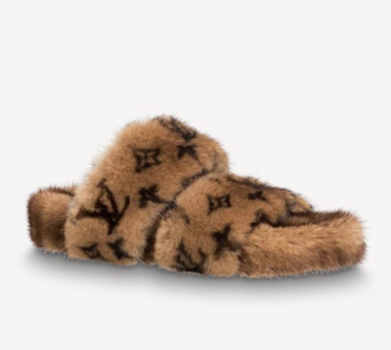 L Strap Fur Slides